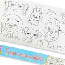 뚝딱 드로잉 롤페이퍼 동물 색칠공부 유아 어린이집 교구, 상세페이지 참조, 상세페이지 참조, 상세페이지 참조