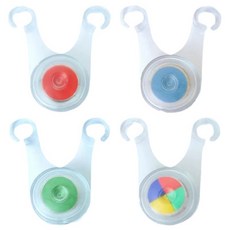 迷你營地閃燈 警示掛燈 三種模式 防水設計, 隨機顏色, 10個