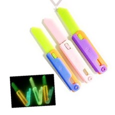 학생 필통 소품 긴 막대형 어두운 곳 빛나는 야채 디자인 휴대 절단 도구 문구, 1개, 상세페이지 참조