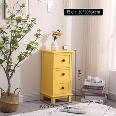 틈새수납장 틈새장 슬림 앤틱 거실 도어형 폭좁 서랍장, 1개, 가로30 세로30 높이64