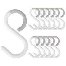 comet 多功能S型掛鉤, 12個, 灰色 + 白色