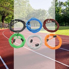 와이어 케이블 1M 자물쇠 컬러 강철선 물류 방지 시건장치