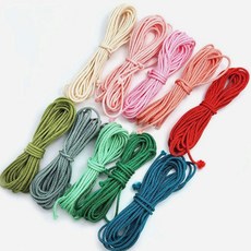 전통 매듭끈(꼰사) 1.5mm(270cm)3y-10종(16-748), 5.레드, 1개