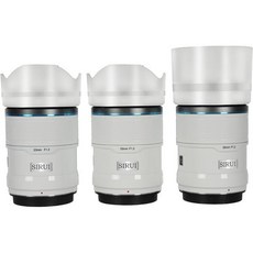 시루이 저격수 f1.2 오토포커스 3렌즈 키트X 마운트 흰색, Black, 3-Lens Set