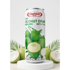 타스코 YOUNG COCONUT JUICE WITH PULP, 500ml, 12개