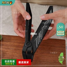 A12 不鏽鋼摺疊兩面刨絲器 切片器 瓜刨 蔬菜 櫛瓜麵 蔬果切絲器 刨絲刀 切菜器, 1個, 黑色摺疊雙層切菜器,【粗細可刨】1個