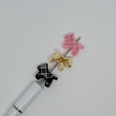 B22 볼펜꾸미기 볼꾸 동대문 꾸미기 DIY 동물 말 조랑말 체크 비비드