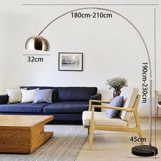 활장스탠드 고급 LED 무드등 긴 조명 활장 북유럽 장, 특대형+24W 삼색 변광