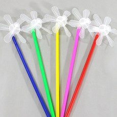 바람개비 PVC 만들기 재료 랜덤, 6개