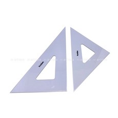 KORING(코링) 제도용 삼각자 15cm 눈금 없음 잉킹용