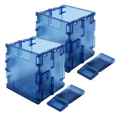 오아시 / 3단 변신 트랜스 컵홀더 2개 입 / 태클박스 호환 / 보관 부피는 줄이고 사용감과 실용성은 극대화 컵 홀더 / 메O호 다O와 오아시 등 모든 태클 박스 부착 가능, 오아시 라이트 네이비