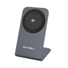 POLYWELL Qi2 磁吸無線充電手機支架 15W, 圖片色, S013P02