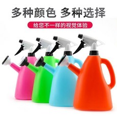 無品牌 氣壓式噴霧瓶 灑水壺, 1個, 1L 灑水壺 可調節噴頭,1個裝-顔色隨機
