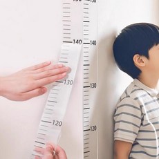 200cm 스티커 시트지 키재기 키측정 성장 눈금자, 단품, 1