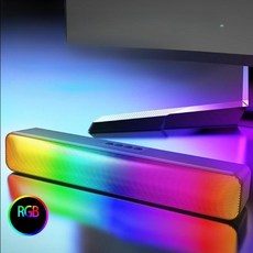 핑크사운드바 RGB 조명 AUX 컴퓨터 블루투스 기능 유무선 겸용 올핑크, 충전식 듀얼 쿨 GRB 조명+4단계, 기본구성