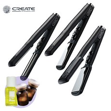 그리에이트 티타늄 매직미러2 전문가용 매직기 볼륨 고데기 사은품증정, 블랙, M 미디움 (판형)- 24mm