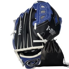 썬버드 티볼글러브 우투 왼손착용 티볼장갑 투센 파우치, 1세트, TW90 블루