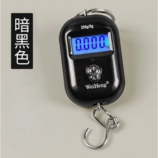 WeiHeng 電子吊秤, 1個, 小型电池款【黑色】50斤
