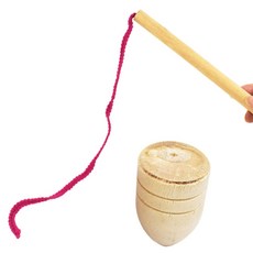 더가 전통 팽이놀이 원목장난감