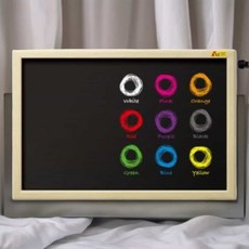 웬지 마카 블랙보드 60x40cm 자석마카블랙보드 마커자석용 마카블랙보드 흑칠판