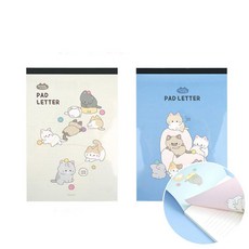 패드 편지지 63매 가로봉투 96매 세트 생일편지지, 랜덤 1세트