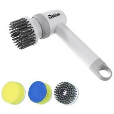 Ostini 무선 핸디형 전동 브러쉬 클리너 청소솔 자동 욕실 주방 다용도 미니 청소기, 1개, 화이트