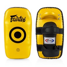 古川小夫 FAIRTEX 拳館訓練必備拳擊腳靶 專業教練泰拳訓練用踢擊練習靶 KPLC5 黃黑色, 1個