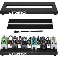 EX 기타 페달 보드 알루미늄 합금 0.7파운드 초경량 효과 페달보드 14인치 x5.5'', 14 Inch Pedalboard