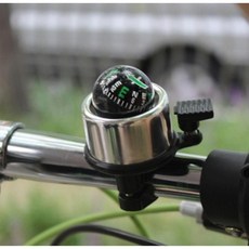 산악 자전거 나침반 자전거 따르릉 벨 일체형 나침반, 1개, 블랙