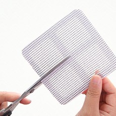 방충망 구멍수리 벌레차단 보수용 그물테이프 회색 잘라쓰는 셀프 촘촘망, 1개