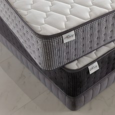 미성침대 시그니처 본넬 스프링 침대 매트리스 싱글 슈퍼싱글 퀸 방문설치, 다크 그레이, 22cm