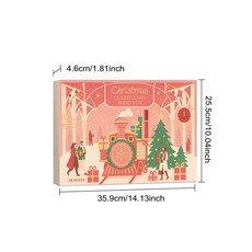 聖誕節彩妝禮盒 補水保溼護膚化妝多種搭配送禮驚喜聖誕美妝禮盒, 1個, 聖誕節彩妝盲盒