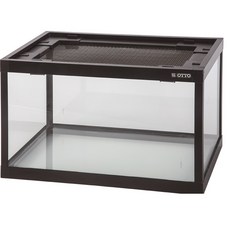 蛋叔叔鋁框寵物爬蟲缸 75cm-120cm 烏龜缸 爬蟲箱 矮缸 鬆獅蜥 陸龜 刺蝟 球蟒, 1個, 75x45x30cm-白