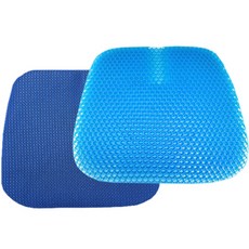 morning and evening 第4代蜂巢高級型矽膠坐墊 1000g+含海軍藍色套, 第四代海軍酷墊