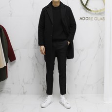 Ador 經典半長 5 色羊毛單層冬季絎縫大衣