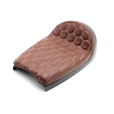 通用款 Cafe Racer 復古改裝半包座墊, 1個, 紅色