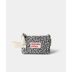 매장정품 마스마룰즈 MASMARULEZ Mini strap pouch _ 니트 레오파드 네이비 5000945046 142096