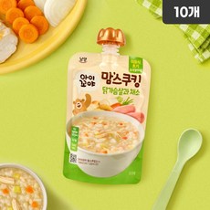 남양 초기 이유식 아이꼬야 닭가슴살 채소 상온 6개월 100g 10개