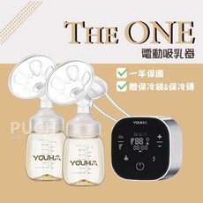 大量現貨 優合YOUHA THEONE 雙邊電動吸乳器 高規格PPSU奶瓶 吸奶器 擠乳器 溫奶器 THEONE吸乳器:現貨, 1個
