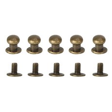 공예 금속 스터드 20 손잡이 스님 네일 버클 세트 리벳 6MM 7MM 단추 합금 머리 8MM 압정 가방 4MM 라운드 나사 5MM 가죽, nd 4mm, Bronze
