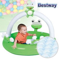 BW 52173 개구리 엠보싱 에어풀장/물놀이풀장/볼풀장