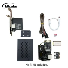 PiKVM v3 BliKVM HAT IP를 통한 KVM 라즈베리 파이 4b PoE HDMI CSI, 03 hat-black, 03 hat-black
