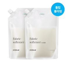 아토팜 섬유유연제 프리지아코튼향 리필, 1L, 2세트