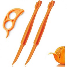 필러 양배추 파채기계 파절기 오렌지 도구 시트러스 필 커터 플라스틱 쉬운 과일 채소 슬라이서 레몬 오프너 제거기 주방 가젯 블레이드 음식 슬라이서다색, Orange