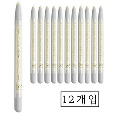 팬더표 펜슬형 초자고 로터리초자고, 1개, 혼합색상(12개입)