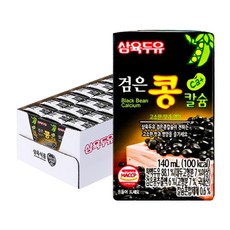 삼육두유 검은콩칼슘, 140ml, 24개