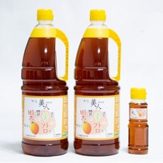 빛깔좋은 감식초 3.6L 프리미엄 +휴대용 180ml 추가 /원액100% 모균 홍초 천연발효 무첨가 무방부제 자연발효 상주특산물 바나나 파인애플, 2개, 1.8L