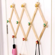 정 추천제안스토어 원목 자바라 행거 옷걸이 원목자바라옷걸이, 일반