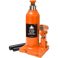 보틀 잭 4톤8000LB 유압 자동차 오토 트럭 수리 및 하우스 트에 적합 오렌지, 4 TON