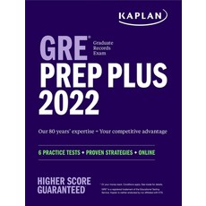 GRE Prep Plus 2022 Our 80 Year's Expertise = Your Competitive Advantage 6 Practice Tests + Proven St... Paperback, Kaplan Publishing, English, 9781506277189